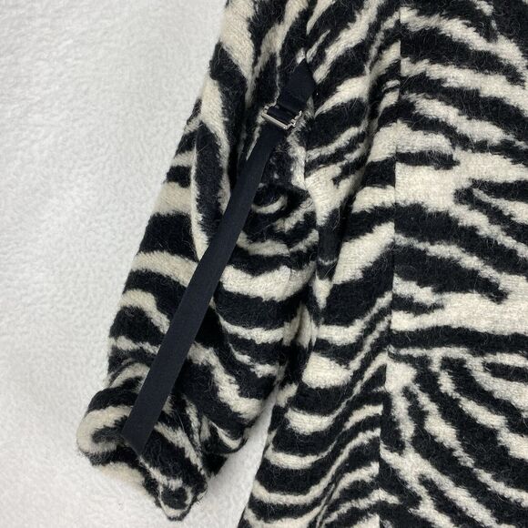 IRO Black and White Zebra Print Coat - Picture 15 of 16